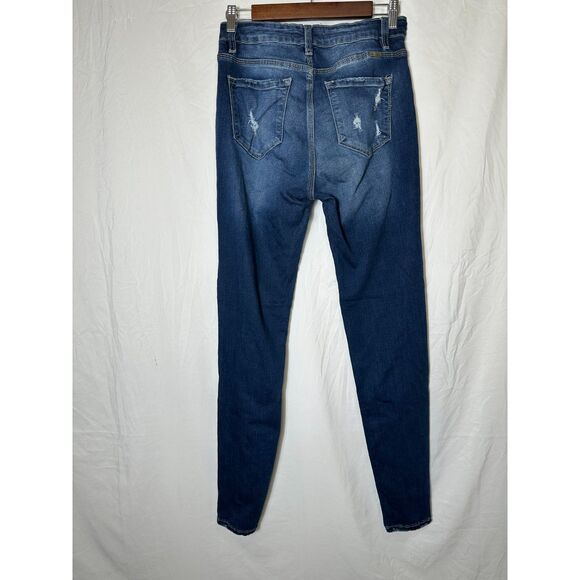 KanCan Women's Chelsea High Rise Super Skinny Distressed Jeans Size 9/28 - Picture 3 of 4